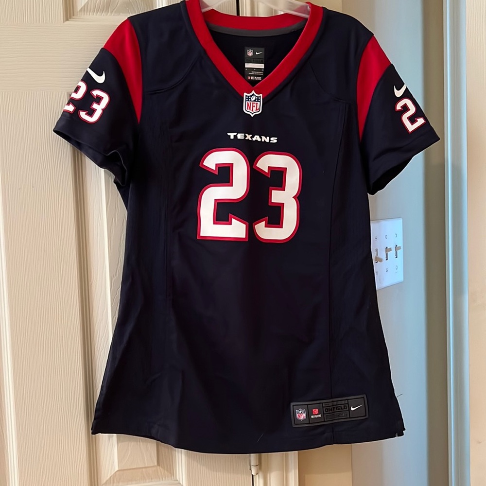 NFL Houston Texans Nike Women's Custom Game Jersey - Navy
